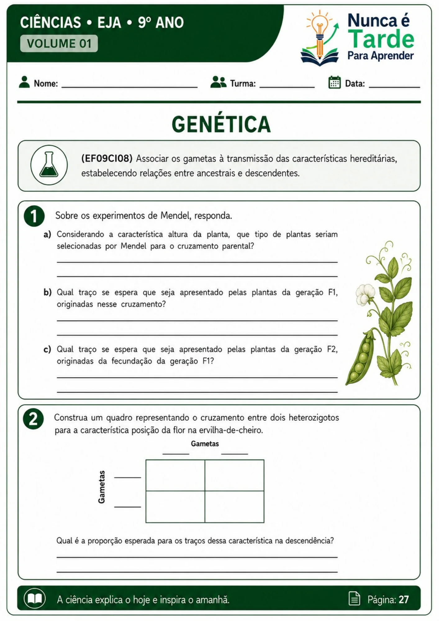 Atividade de Ciências EJA 7